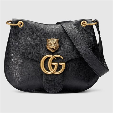 gucci led|gucci leather shoulder bag.